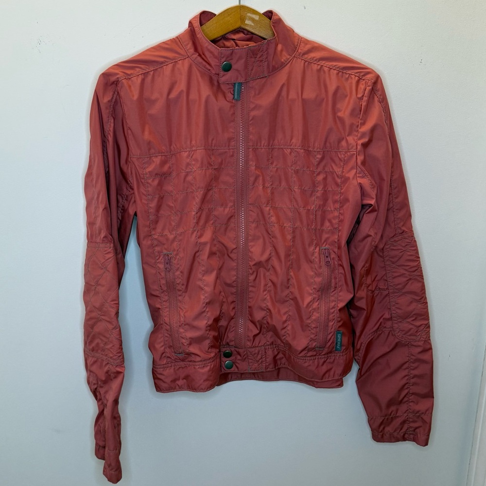 Spiewak Burgundy Zip-Up Windbreaker Jacket Women’s M